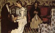 Paul Cezanne Young Girl at the Piano oil painting artist